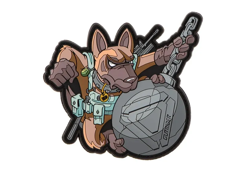Outrider K9 Gummipatch - Multicolor