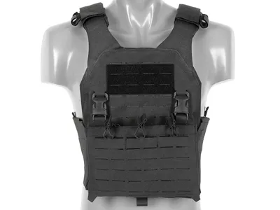 QRF Plate Carrier Buckle Up Med AR15/AK-Magasinlomme, Laser-Cut - 8Fields