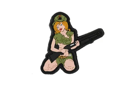 Shotgun Girl PVC Patch - 8Fields