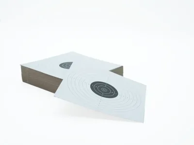 Skydeskiver I Papir, 17x17 cm – 100 Stk - ASG