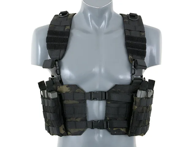 8Fields Split Front Chest Harness · Multicam Black