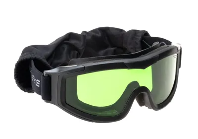 F-Tac Google Laser Glas Grøn - Sort - Swiss Eye