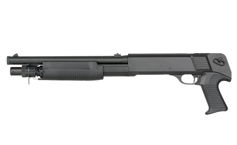 Double Eagle Tri-Shot M56B Pumpgun – Sort · Negro