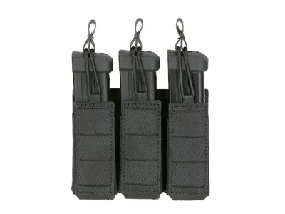 Triple Elastisk Pistolmagasinlomme, Laser-Cut - 8Fields