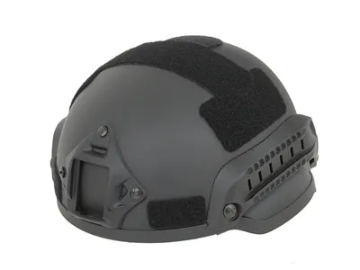 Ultralet Spec-Ops MICH Mid-Cut Hjelmreplika – Sort - 8Fields