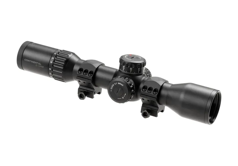 Vector Optics Continental x6 2-12x44 MPVO Kikkertsigte - Sort