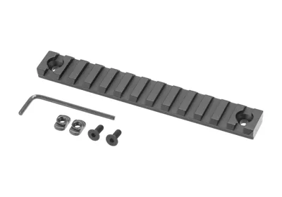 M-LOK 5 Inch Rail Section - Monteringsskinne - Sort - Vector Optics