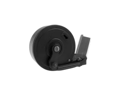WE Drum Magasin P08 50 rds - Sort - WE Airsoft