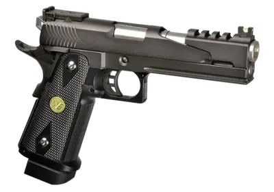 WE Hi-Capa 5.1 Helmetal Dragon - Sort - WE Airsoft