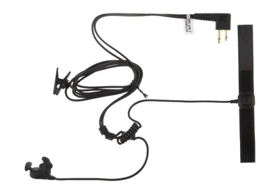 Bone Conduction Headset Motorola 2-PIN Stik - Sort - Z-Tactical