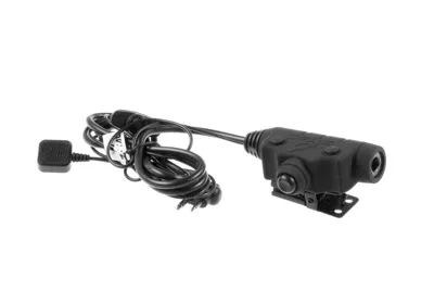 U94 II PTT Motorola 2-PIN Stik - Sort - Z-Tactical