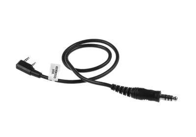 Z4 PTT Cable Kenwood Stik - Sort - Z-Tactical