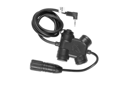 ZSLX Clarus PTT Motorola 1-PIN Stik - Sort - Z-Tactical