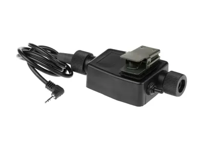 ZTEA PTT Motorola 1-PIN Stik - Sort - Z-Tactical