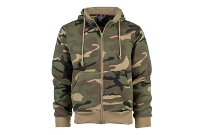 Camouflage Hoodie Med Lynlås – Alle Størrelser - Van Os