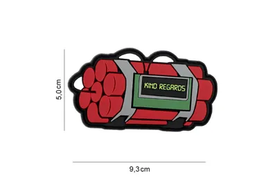 Patch 3D PVC Kind Regards - Van Os