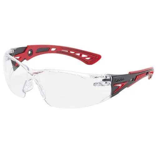 Bollé Rush+ Pc Transparentes Patilla · Rojo