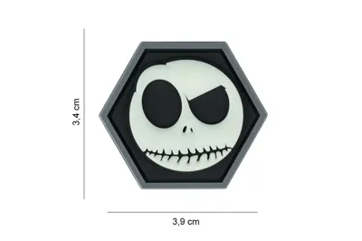 3D PVC Hexagon Smiley Glow in the Dark - Van Os