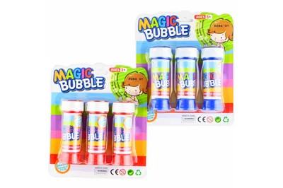 Bubble Maze Sæbeboble Sæt Med Labyrint I Låg – 3 Stk - Robetoy