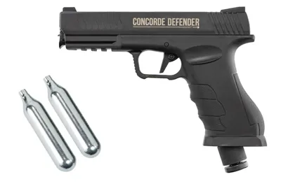 CD50 CO2 Rubber Ball Pistol (13 Joule) – Kompletsæt - APS Airsoft