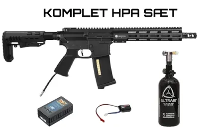 Komplet MTW HPA Starter Sæt (MTW Billet Gen 3 Tactical 10″)