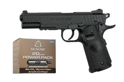 STI Duty One CO2 Pistol Med 20 Stk. CO2 Kapsler Bundle