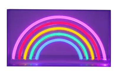 Regnbue Neonskilt - Veli