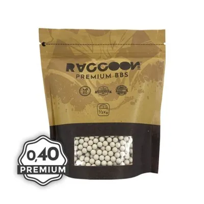 Bolas Biodegradables Premium BBs de 0,40 g 0,5 kg - Raccoon