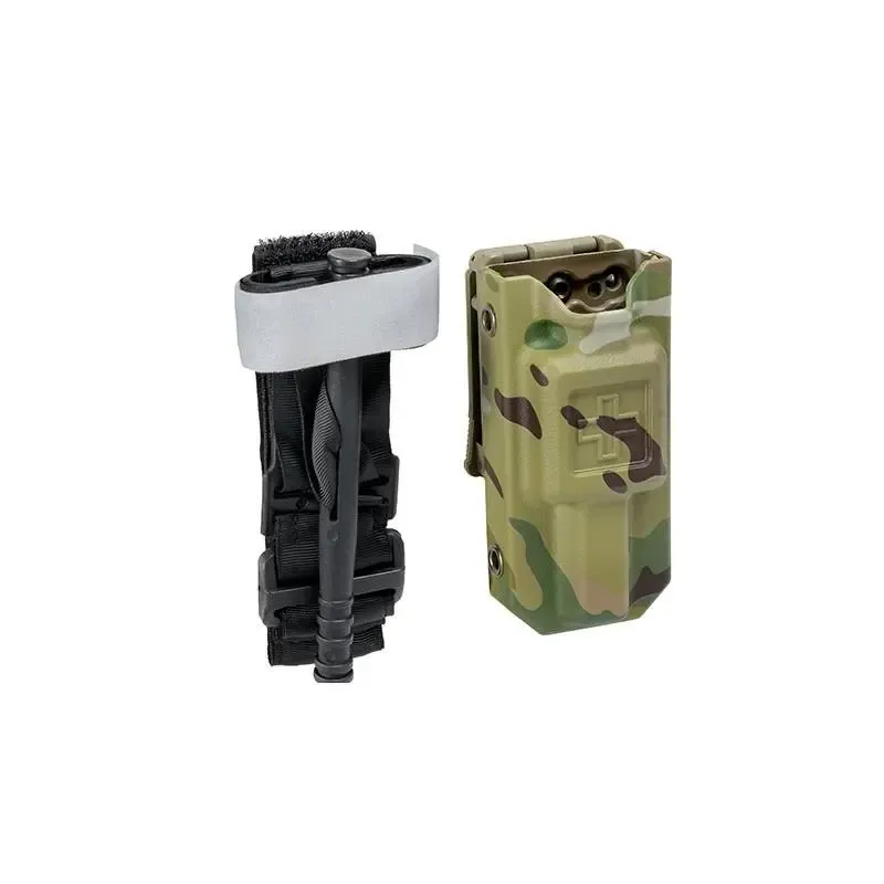 Torniquete Dummy y Pouch Rígido · Multicam