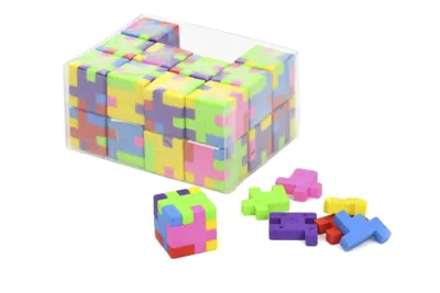 Viskelæder Cube / Terning – 30mm - Robetoy
