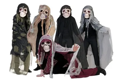 Stor Kranie Maske Med Kappe