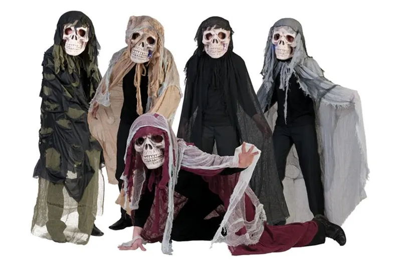 Stor Kranie Maske Med Kappe