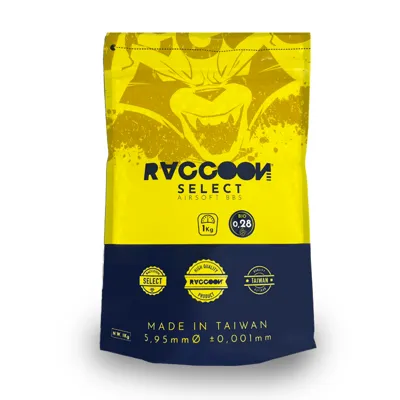 Bolas Biodegradables Select BBs de 0,28 g 1 kg - Raccoon