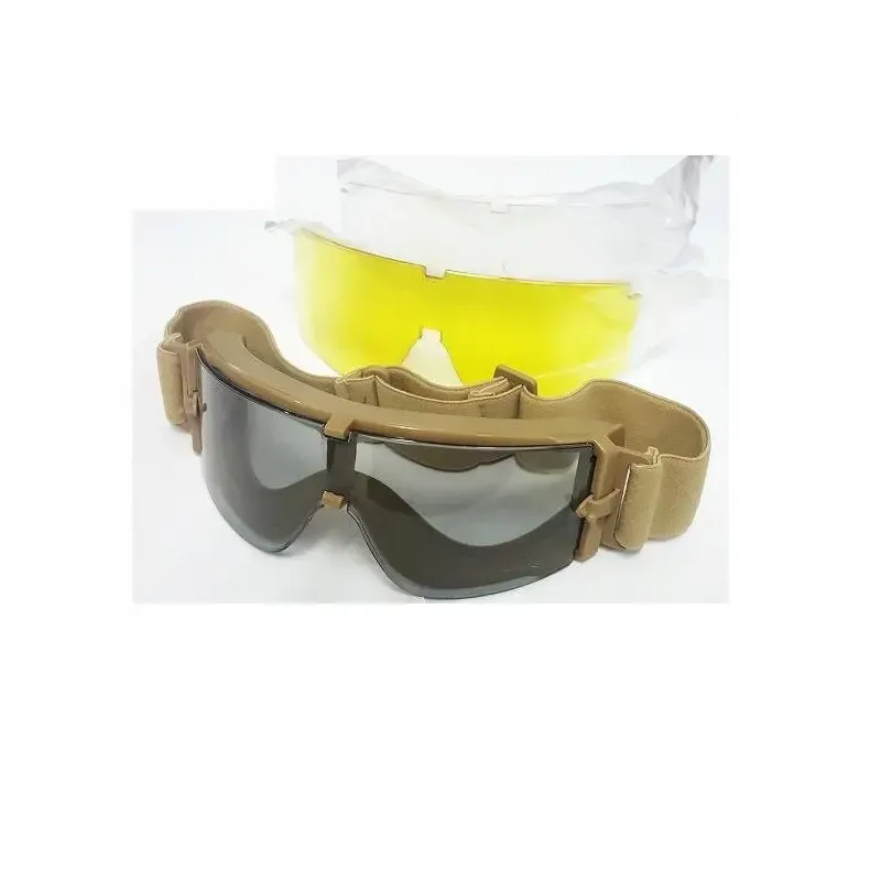 Protección con 3 Lentes · Tan / FDE
