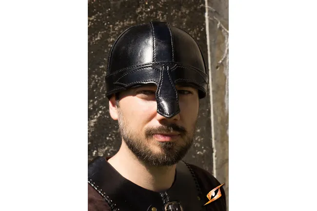 Epic Armoury Warrior Helmet Læder Sort – Junior