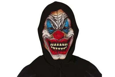 Hooded Clown Mask – Latex