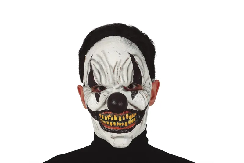 Clown Mask – Latex · Blanco