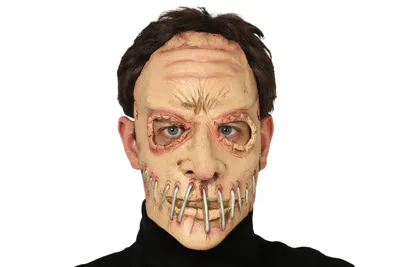 Scary Halv Maske – Stapled Mouth