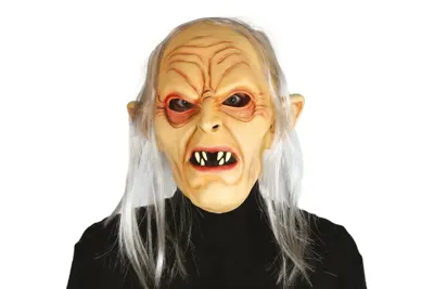 Cave Monster Mask with Hair