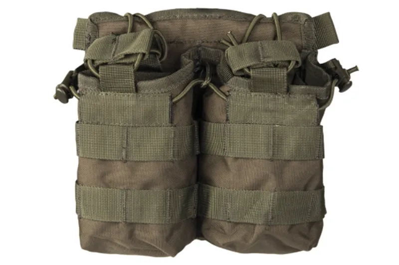 Mil-Tec Open MOLLE Pouch Dobbelt · Verde / OD