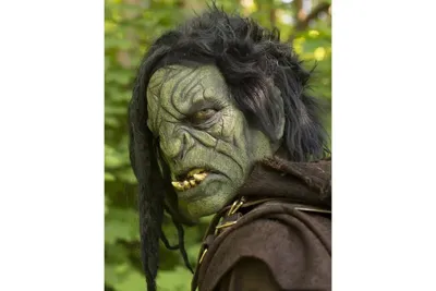 Orc Mask Brute with Hair - Epic Armoury