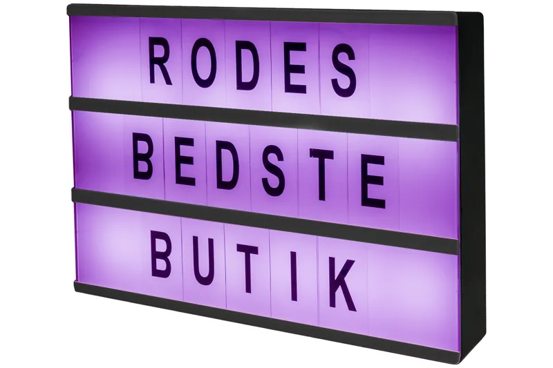 Veli LED Lightbox Lille – Multicolor