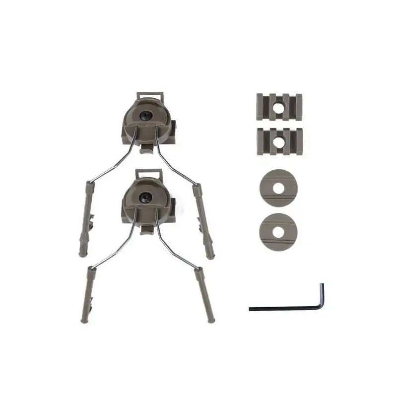 Acople Casco FAST Zcomt y Headset Simple · Tan / FDE