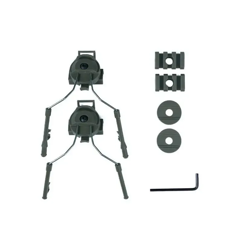 Acople Casco FAST Zcomt y Headset Simple · Verde / OD