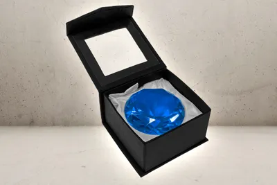 Kæmpe Juvel / Diamant I Blå – 80mm - Robetoy