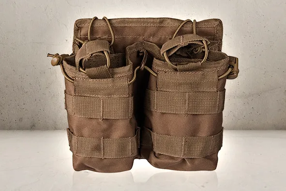 Mil-Tec Open MOLLE Pouch Dobbelt · Coyote