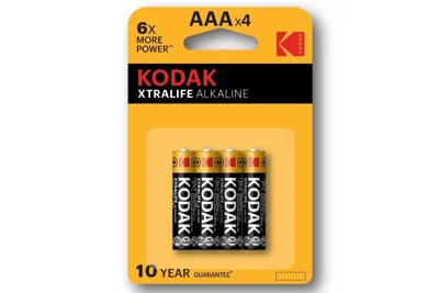 4x AAA Batterier – Kodak Xtralife