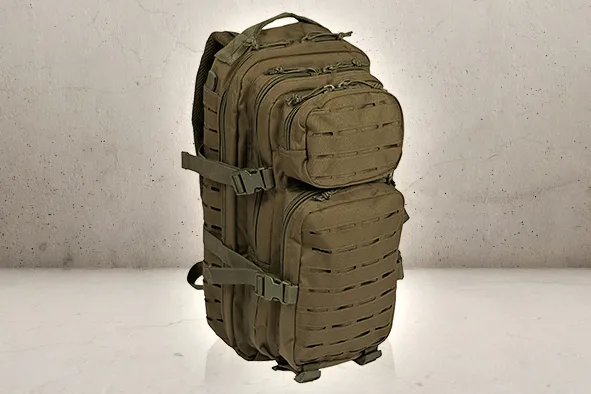 Mil-Tec US Assault Pack Lasercut Small – Drab · Verde / OD