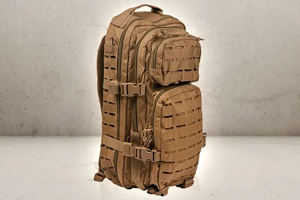 Mil-Tec US Assault Pack Small Lasercut · Tan / FDE