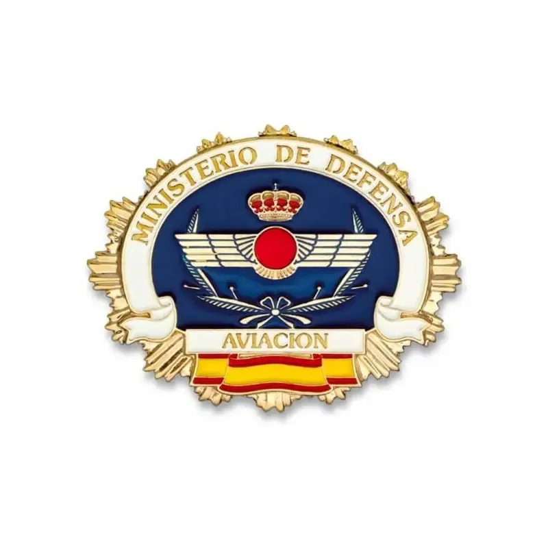 Placa Cartera Metálica Aviación
